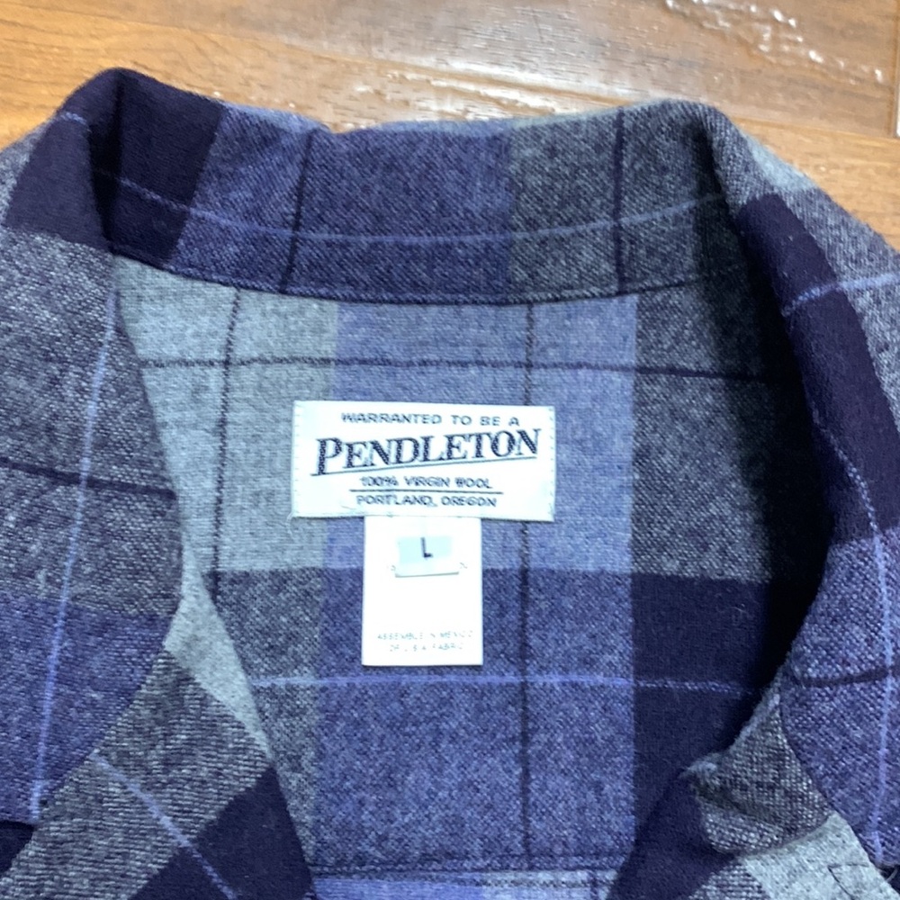Vintage Pendleton Plaid 100% Virgin Wool Boxy Jacket - Picture 2 of 6